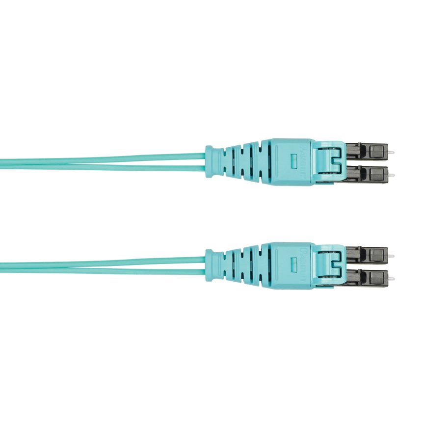2 lif OM4 yama kablosu, LC itme çekme, 16 mm ceket, yükseltici (sertifikası mevcuttur) alan, ultra IL 37m LC itme çekme