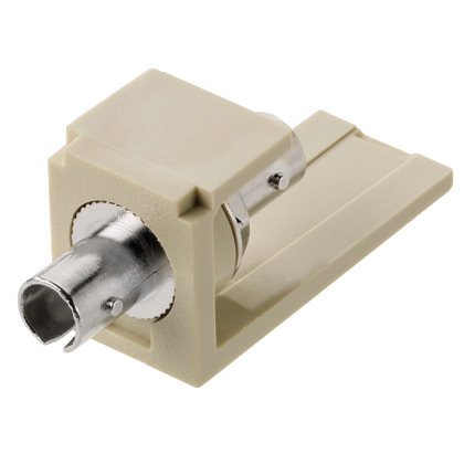 Modül fosfor bronz bölünmüş kol, Uluslararası Gray ile bir ST multimode fiber optik adaptör ile birlikte.