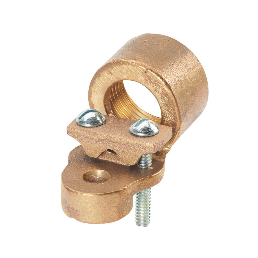 Bronz zemin hub, 10. SOL - 2/0 STR AWG iletken boyutu aralığı, 1/2'' (12.7mm) kanal göbek büyüklüğü, 1.98'' (50.3mm) göbek uzunluğu.