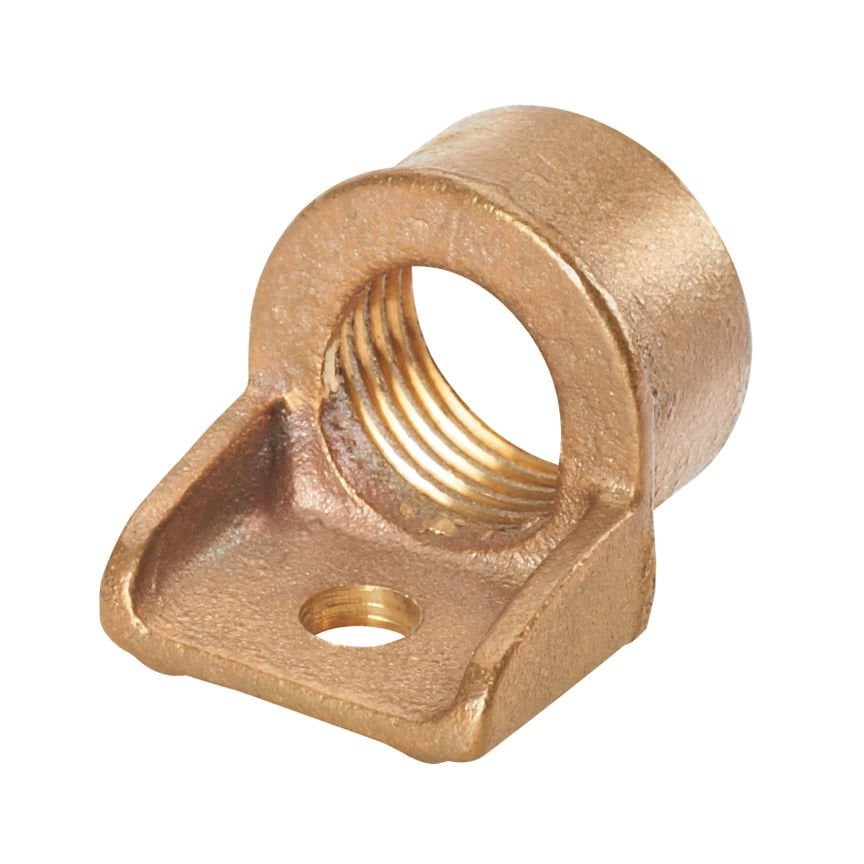 Bronz zemin hub, 8. SOL - 4. STR AWG iletken boyutu aralığı, 1/2'' (12.7mm) kanal göbek büyüklüğü, 1.27'' (32.3mm) göbek uzunluğu.