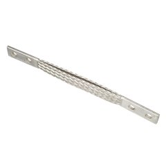 Örgülü Yapıştırma Kayış, İki Delik, Sigara Insul, 460 kcmil, 12.00” (304.8 mm), 0.44” (11.2 mm) Delik Dia, 1.50” (38.1 mm) Delik Aralığı