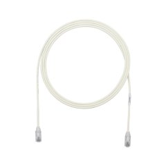 Kategori 6 Performans, her iki ucunda TX6 ™ Modüler Fiş ile 28 AWG UTP ara kablosu. içinde Beyaz, 8 Kapalı.