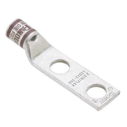 İki delikli, esnek yük sepeti, 2/0 AWG kablo, 1/4 saplama deliği, .75 delik açıklığı.