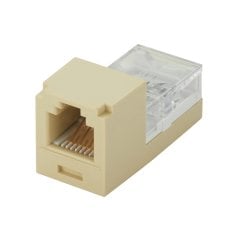 Kategori 3, 6-pozisyonunda, 4-telli genel modülü. Elektrik Fildişi.