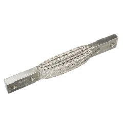 Örgülü Yapıştırma Kayış, İki Delik, Sigara Insul, 675 kcmil, 12.00” (304.8mm), NEMA, 0,56” (14,2 mm) Delik Dia, 1.75” (44.5 mm) Delik Aralığı