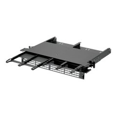 HD Flex ™ Fiber Muhafaza, 1 RU, 4-Port Siyah.