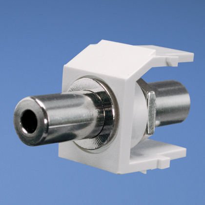 3.5mm (1/8'' ) stereo kulaklık bağlayıcı ile birlikte Keystone modülü.