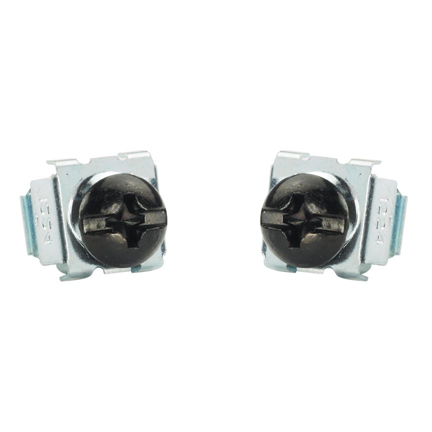 # 12-24 Panduit Kafes Fındık ve Vidalar kare delikli ekipmanları için idealdir 4 sonrası raflar ve dolaplar üzerinde raylar vardır. en iyi ağ ihtiyaçlarını karşılamak üzere Kafes somun çıkarılabilir ve değiştirilebilir. Çelik, Siyah, 0.47L (12.0mm), 100pc