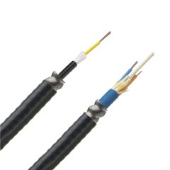 9um OS2 36 Fibre iç-Dış ortam Armored Stranded, EuroClass Eca, 250um Fibres