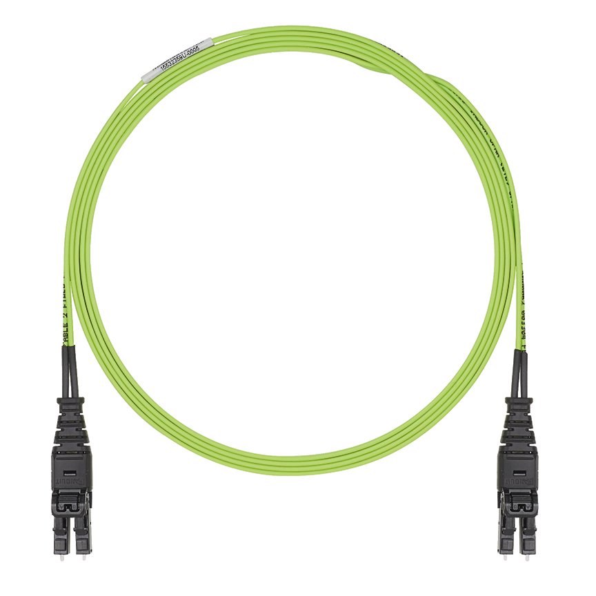 OM5 + Sig Çekirdekli 2f 1.6 mm bilgisayar sertifikası mevcuttur PushPull LC / PushPull LC Std Polarite Ult Perf 12f