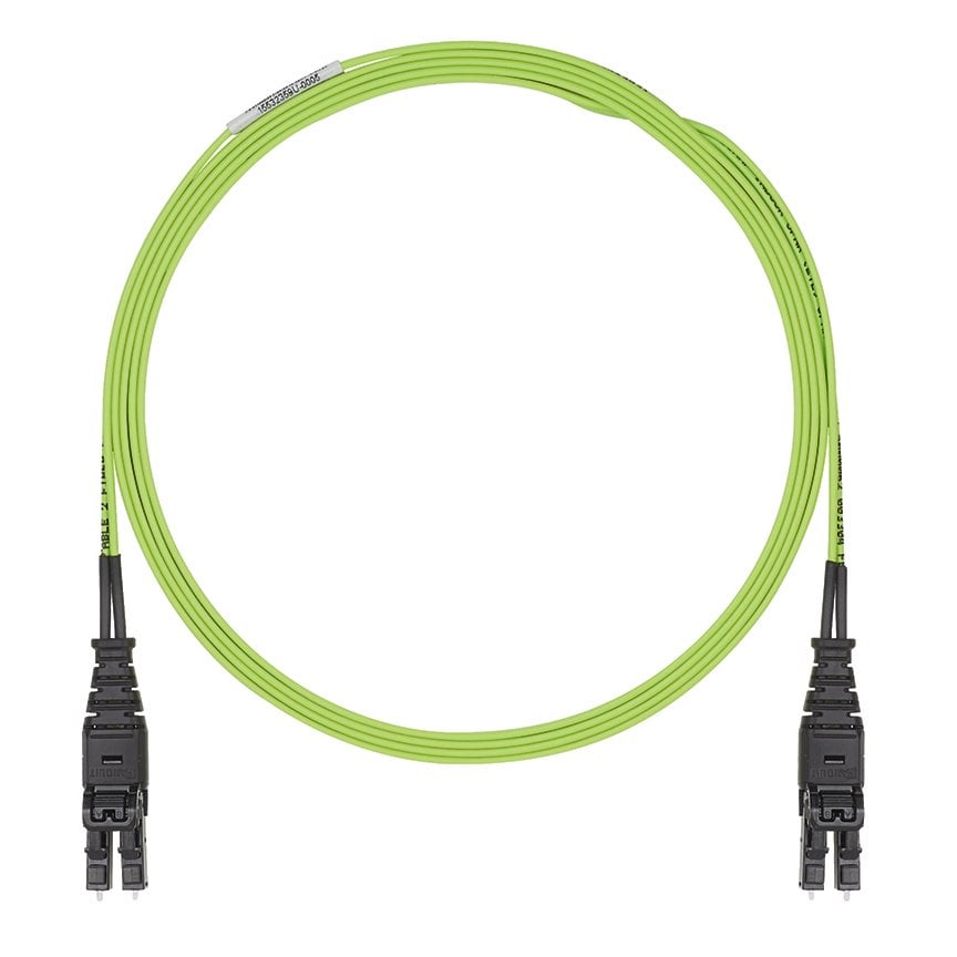 OM5 + Sig Çekirdekli 2f 1.6 mm bilgisayar sertifikası mevcuttur PushPull LC / PushPull LC Std Polarite Ult Perf 14f