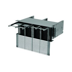 HD Flex ™ Fiber Muhafaza, 4 RU, 4-Port Siyah.