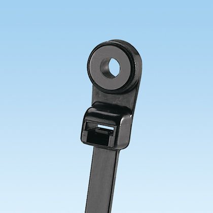 Tüm-Ty® kilitleme kıskacı bağı, hafif-ağır kesiti, 1/4 (M6), vida, 9.0 (229mm) uzunluğu, siyah termik olarak stabilize naylon 6.6,.