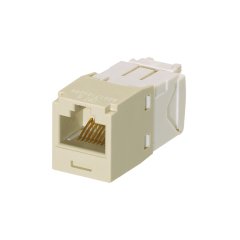 Kategori 6, RJ45, 8-konumunda, 8 telli genel modülü. Elektrik Fildişi.