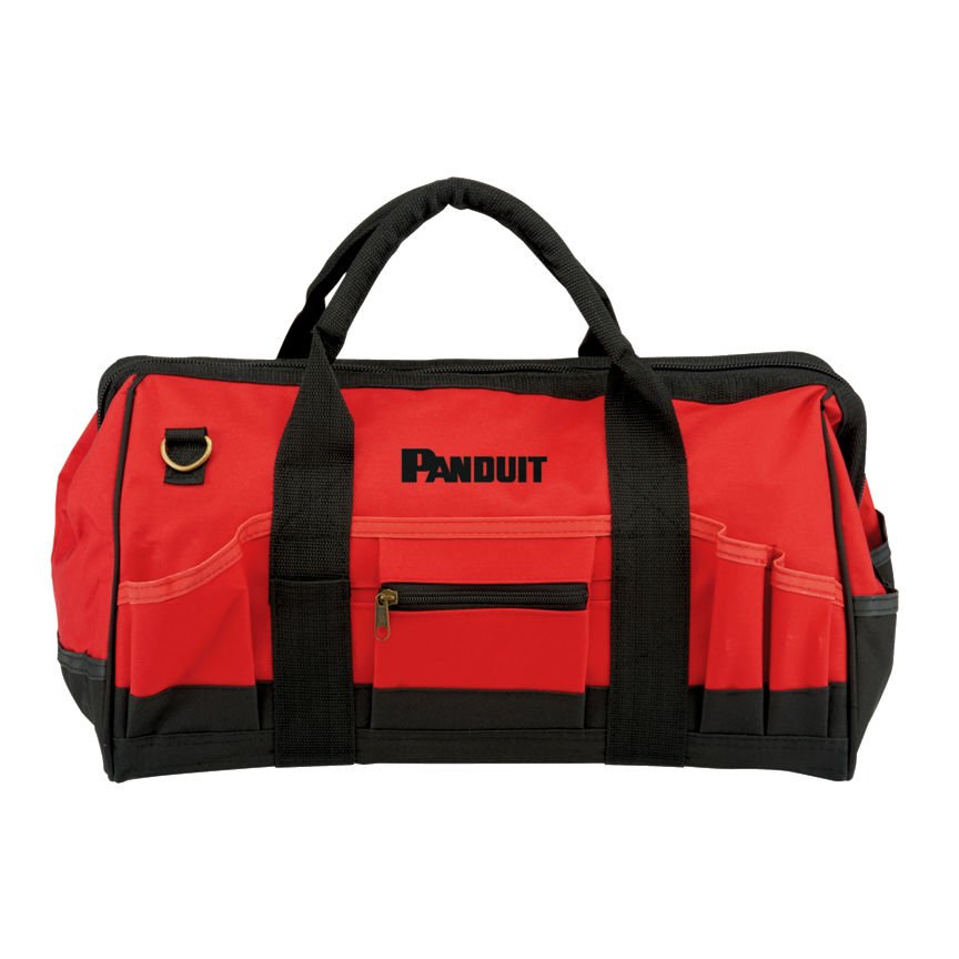 Emniyet Aracı Çanta, 18.00'' (W) x 11.00'' (H) 11.00'' (D), kırmızı / siyah Polyester Kumaş x.