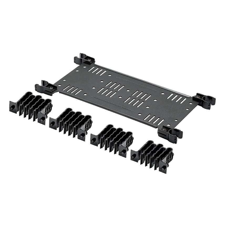 HD Flex Arka Kablo Yöneticisi Panduit PEV12 ile kullanım içindir. Bir klip ile 4 18-konumu geçiş yöneticileri bir miktarda gelir ve siyahtır.