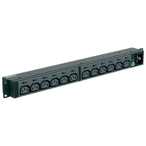 SmartZone ™ G5 Temel PDU - 16A, 230V yatay tek fazlı PDU sahiptir (12), C13 kaplar, IEC 60.309 2P + E 6h 16A fişli bir 10' (3m) güç kablosu, ve önlemler 1.6'' H x 17.5'' W 2.0 x ''D (40.6mm x 444.5mm x 50,8) CE Uyumlu Renk:.. Siyah