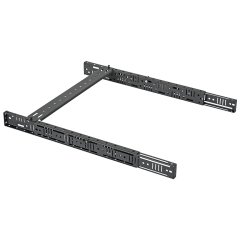 HD Flex ™ Evrensel Kablo Yönetim Parantez dolapları ve rafları içinde kabloların desteklenmesi ve yönetmek için kullanılır. yönlendirmek için ayarlanabilir montaj rayları yardım / dikey veya yatay kablolar yönetmek. evrensel braket destekleri kablo gevşek