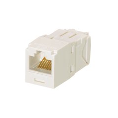 Kategori 6, RJ45, 8-konumunda, 8 telli genel modülü, dökme sevk edilir. Beyaz kapalı.
