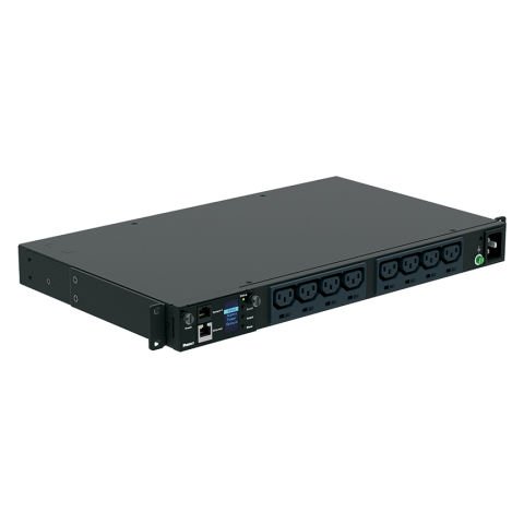 SmartZone ™ G5 İzlenen giriş (MI Serisi) PDU, 16 tek bir faz, 230V, (12), C13 kaplar, IEC 60.309 2P + E 6h 16A fiş ve önlemler 1.713 ''L 17,461 x'', W, 7.8'' x (Raf 43.2mm x 444.5mm x 198.1mm) Renk:. Siyah