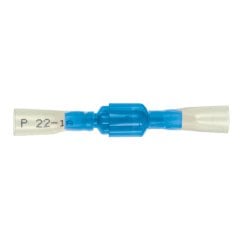 Erkek parça kesme pirinçten yapılmış ve nikel kaplama mesafesindedir. Tamamen mavi ısı psikiyatriste de izole edilmiştir. Bu 0.250 x 0.032 (6.3 x 0.8 mm) bir sekme boyutuna sahiptir ve 16-14 AWG (1,5-2,6 mm²) bir tel desteklemektedir. Bu (38.1 mm) uzunluğ