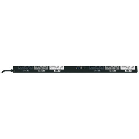 SmartZone ™ G5 başına Çıkışı (MSPO Seri) PDU Raf, 32 A 3-faz, 415V, (24), bir C13 ve (12) C19 kaplar, IEC 60.309 3P + K + E 6h 32A fiş ve önlemler 68,898'' U x 2.047 Anahtarlı İzlenen (1750.1mm x 50.8mm x 53.3mm) D ''W 2.1 x'' Renk:. Siyah