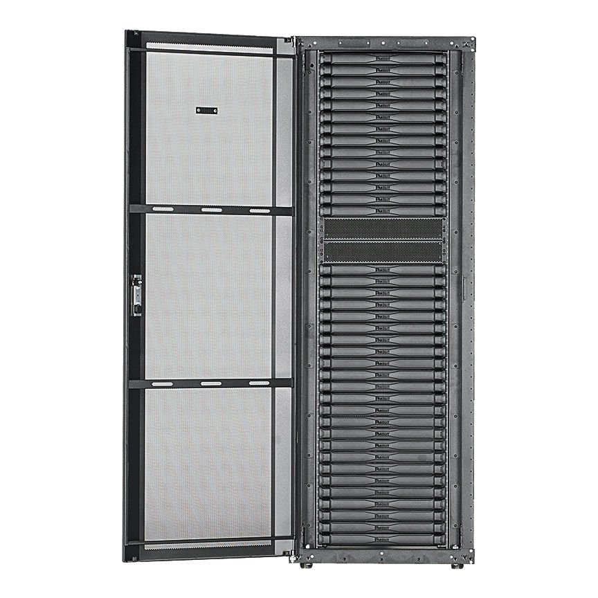 Ön Yapılandırılmış mikro veri hizmetleri, 42 RU, iki yan panel, ağ kabloları, patch panel, kablo yönetimi topraklama, tekerlekler, şok palet ve rampa içerir.