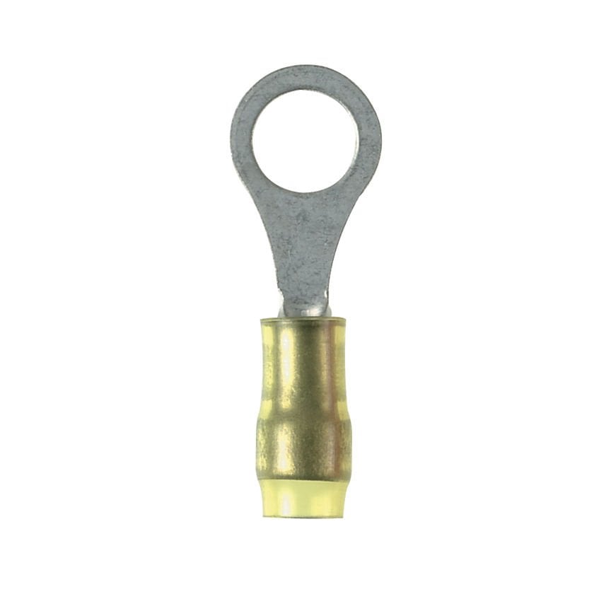 Halka Terminali, 26-22 AWG, 6. damızlık boyut, naylon, standart paket yalıtımlı.