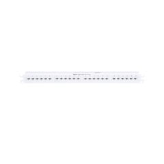 Punchdown Patch Panel, Cat 6A, daire, 24 bağlantı noktası, 1 RU, beyaz