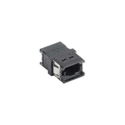 Fiber optik MPO adaptörü, tip B, anahtar kadar anahtarı kadar, kömür gri