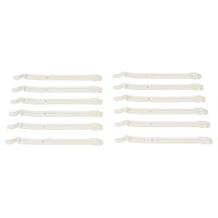 HD Flex ™ 4-bağlantı panel Ray Seti, 1 RU, 6-noktası, 12 Bağlantı kasetleri Önceden konfigüre edilmiş HD Flex ™ Panel, 4-bağlantı kasetleri almak için 12 rayları içerir.