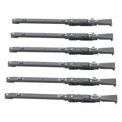 HD Flex ™ 6 portlu Muhafaza Ray Seti, 1 RU, 4 portlu, 12 portlu kasetleri için Önceden konfigüre edilmiş HD Flex ™ Kutuları içine 6 liman-kasetleri karşılamak için 6 rayları ve 12 etiketleri içerir.