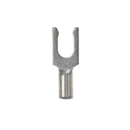 Kilitleme Çatal Terminali, 18- 14 AWG, 6. damızlık boyutu, standart paket sigara yalıtımlı.