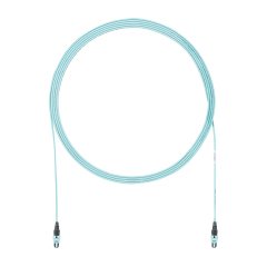 OM4 8 lif, Bağlantı, Plenum, PanMPO Kadın, Metot B, optimize edilmiş IL, 34 feet, Aqua PanMPO Kadın