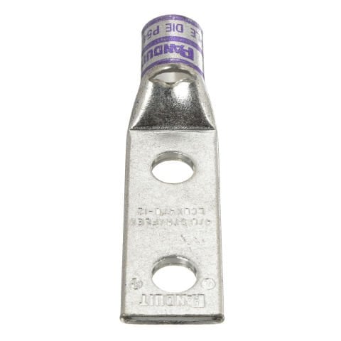 İki delikli, esnek yük sepeti, 4/0 AWG kablo, 1/2 saplama deliği, 1.75 delik açıklığı.