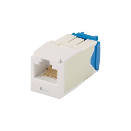 Kategori 6A, 10 Gb / s, RJ45, 8-konumunda, 8 telli genel modülü, elektrikli Fildişi.