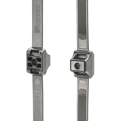 Pulu Pan-Ty Çift Kelepçe Kravat, Ekstra Ağır Kesit yaklaşık 13.1 L (333mm), Isı, Darbe Modifiye, Hava Dayanıklı UV Naylon 6.6, 50 paket Stabilize