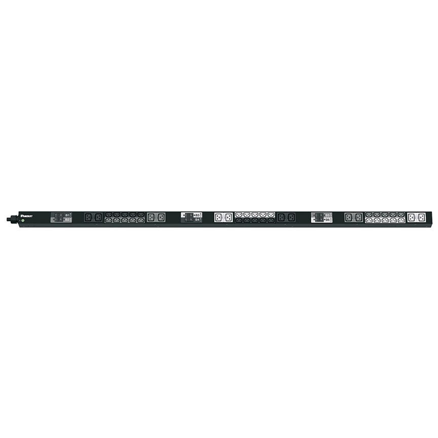 SmartZone ™ G5 Temel PDU - 32A, 415V dikey 3 Faz Wye PDU (30), C13 ve (12) C19 kapları, IEC 60.309 3P + K + E 6h 32A fişli bir 10' (3m) güç kablosu, ve önlemler 68.9 sahiptir ''U x 2.0'' W x 2.1'' D (1750.1mm x 50.8mm x 53.3mm) CE sertifikası ile uyumlu R