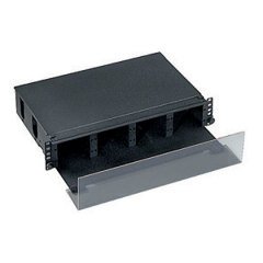 çekmeceden dışarı Slayt 8 FAP veya FMP Modüler Panelleri kabul eder. tepsinin arka arka kablo girişi için deliklerden geçmesi gelmiştir. Boyutlar: 3.44H (87mm) X 18.27W (464mm) X 11.18D (284mm). (Japonya'da kullanılabilir Only)