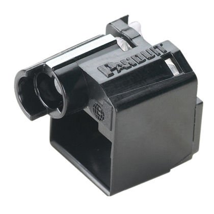 Gömme RJ45 fişi kilitleme cihaz, 10 cihaz (siyah) ve 1 montaj / sökme aleti (siyah), polikarbonat.