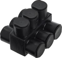 Çoklu Musluk Bağlantısı, Tek, Siyah İzolasyon, 2 Limanı, # 4- # 14 AWG STR, # 10- # 14 AWG SOL Taraflı