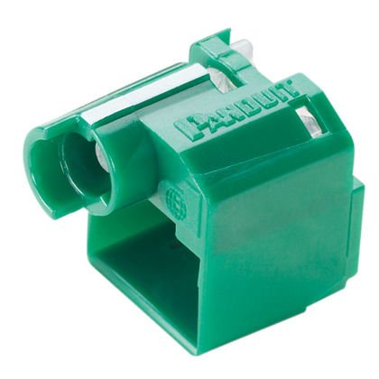 Gömme RJ45 fişi kilit cihazın, 100 cihazlar (yeşil) ve 5 kurulum / (siyah) kaldırma aracı, polikarbonat, Yeşil.