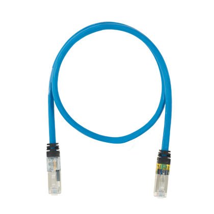 PanView iQ ™ Yama Paneli ile kullanılmak üzere 10Gig ™ STP Enhanced Interconnect Patch Cord, çift Mavi, 10.00 ft puan.