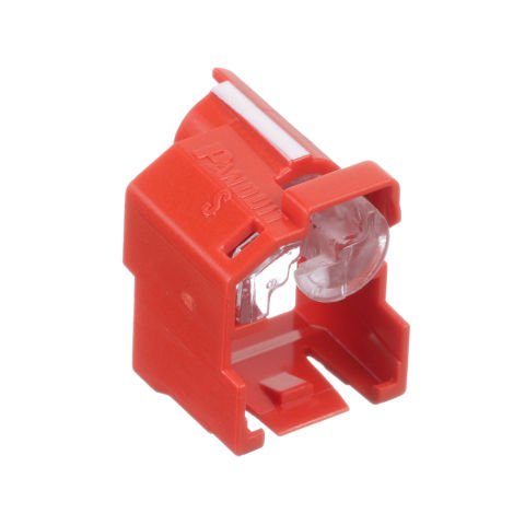Süper genişletilmiş davlumbaz, 10 cihazları (kırmızı) ve 1 anahtar cihazın kilit-RJ45 fişi girintili