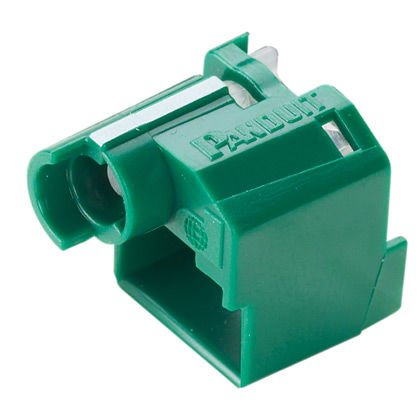 Süper RJ45 fiş kilitleme cihazın, 10 cihaz (yeşil) ve 1 aleti (siyah), polikarbonat girintili.