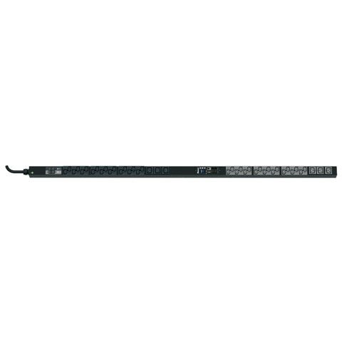 SmartZone ™ G5 İzlenen giriş (MI Serisi) PDU, 32 tek bir faz, 230V, (36), bir C13 ve (6) C19) kapları, IEC 60.309 2P + E 6h 32A fiş ve önlemler 68,898 Raf ''U x 2.047'' W 2.1 x ''D (1750.1mm x 50.8mm x 53.3mm) Renk:. Siyah