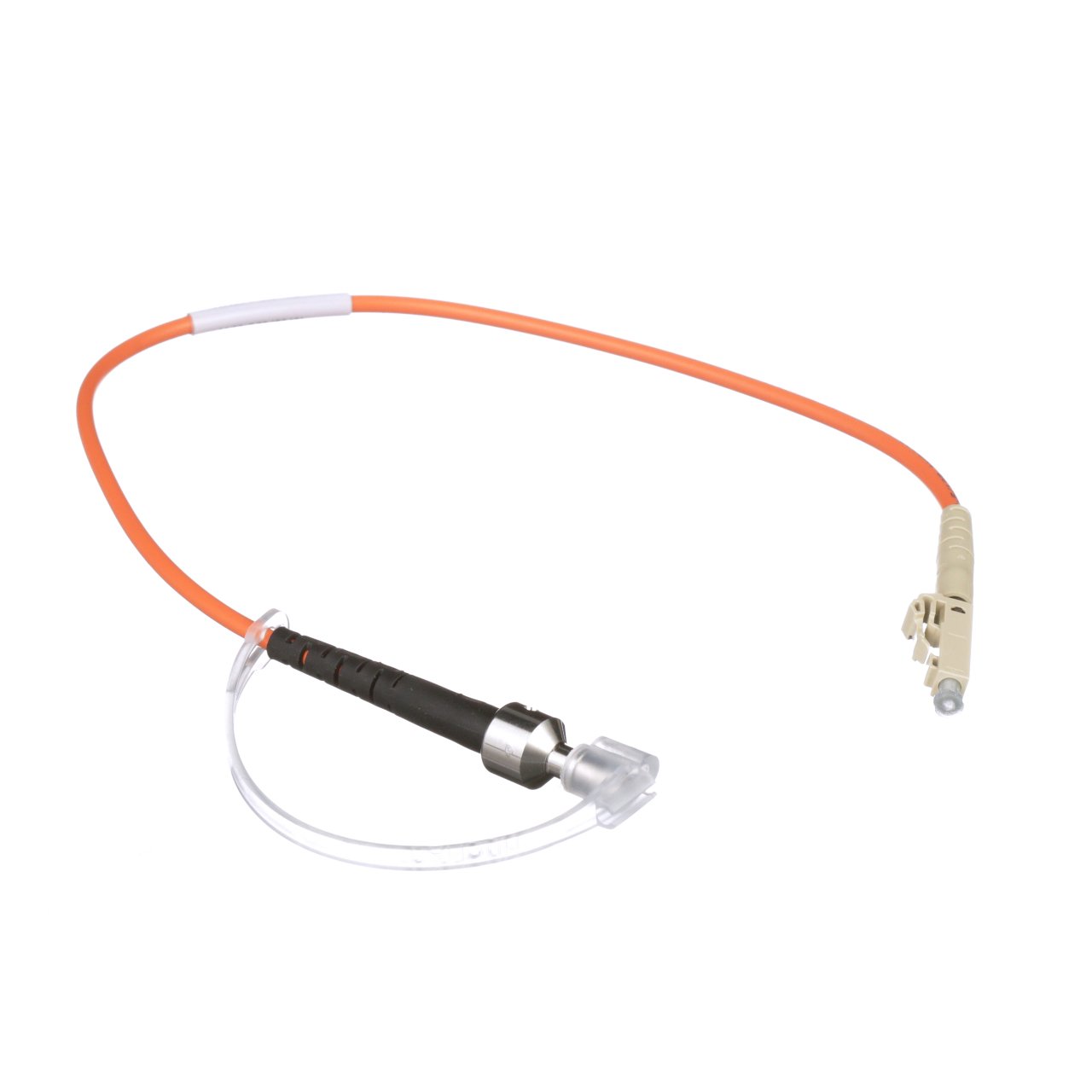 OCTT2 sonlandırma aletiyle kullanılmak üzere 2.5mm MM fiber optik patch kablosu.
