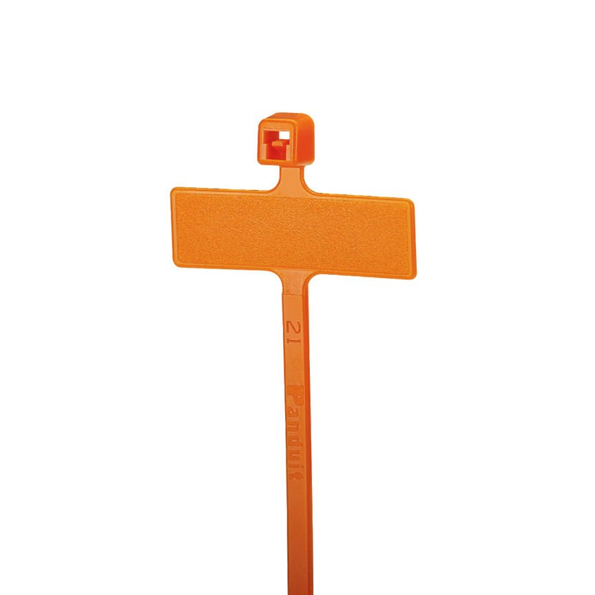 Tüm-Ty® işaretleyici bağı, sarma, minyatür kesiti, 3.9 (99mm) uzunluk x .95 .26 (6.6 x 24.1mm) işaretleyici yazma ilgili alan, naylon 6.6, portakal.