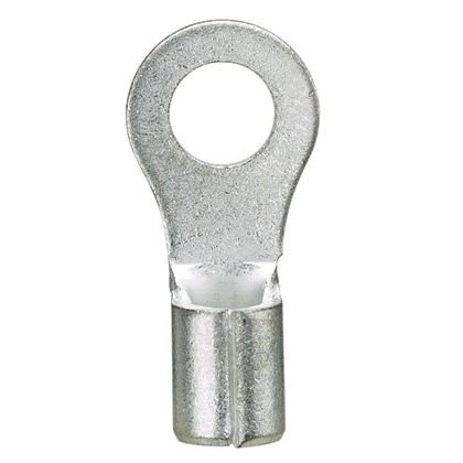 Halka Terminali, 22-16 AWG, 1/4'' damızlık boyutu, yalıtımlı olmayan, standart paket.
