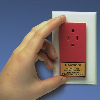 120 V elektrik haznesi için Blockout.